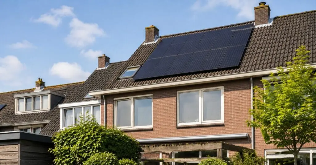 solar panels on dutch house netherlands reduce energy costs renovation